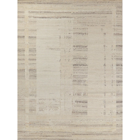 Oslo 7537 Rug by Exquisite Rugs in silver, ivory. Made from ghazni wool in a unique style.