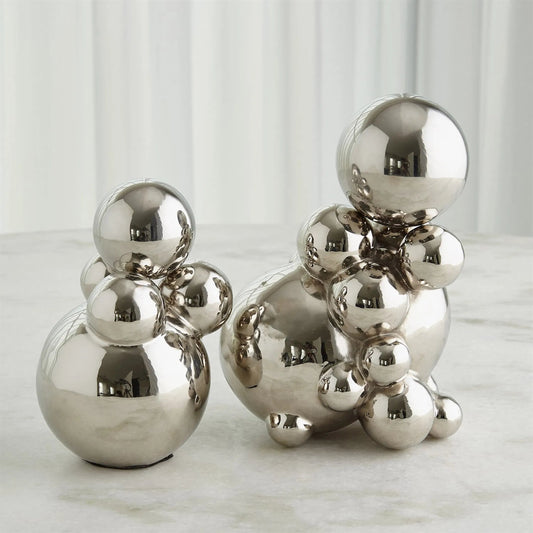 Bubble Orb Nickel Holder by Global Views in nickel. Made from unique in a unique style.
