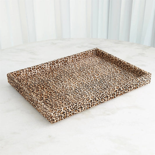 Cheetah Print Tray by Global Views. Made from unique in a unique style.