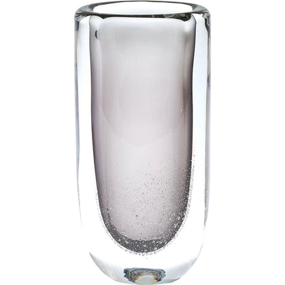 Micro Bubble Vase by Global Views in clear. Made from art glass in a modern style.