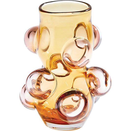 Bubbled Vase by Global Views. Made from artglass in a eclectic & global style.