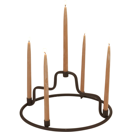 Hearth Candelabra by Accent Decor in black. Made from metal in a modern style.