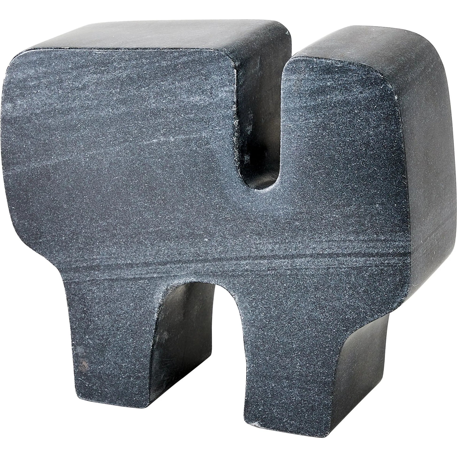 Abstract Marble Sculpture by Global Views. Made from banswara marble in a modern style.