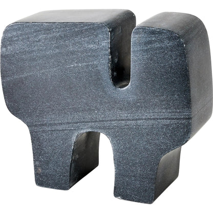 Abstract Marble Sculpture by Global Views. Made from banswara marble in a modern style.