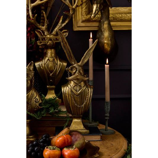 E+E Bust Eric by Accent Decor in antique-gold. Made from metal in a unique style.