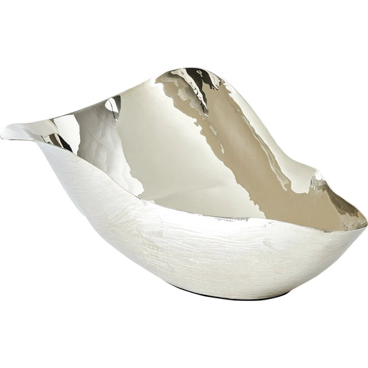 Free Form Bowl by Global Views. Made from brass in a modern style.