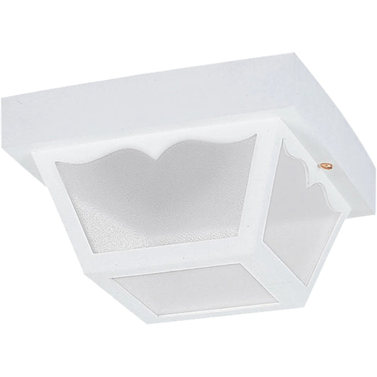 One Light Outdoor Ceiling Flush Mount by Visual Comfort & Co.. Made from polypropylene in a unique style.