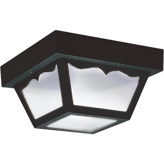 One Light Outdoor Ceiling Flush Mount by Visual Comfort & Co.. Made from polypropylene in a unique style.