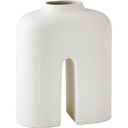 Guardian Vase by Global Views in white. Made from unique in a modern style.