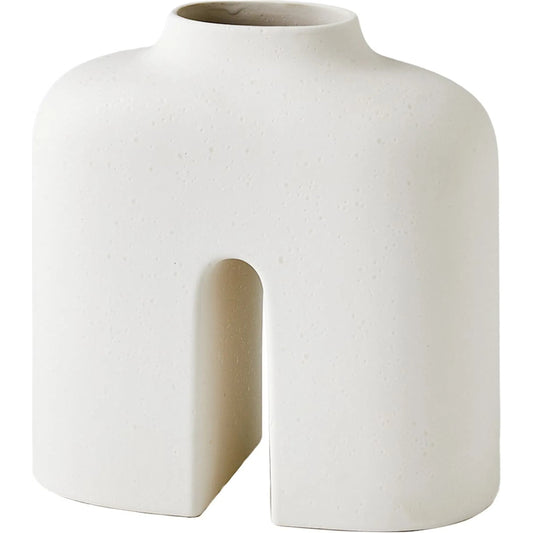 Guardian Vase by Global Views in white. Made from unique in a modern style.