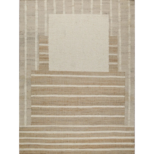 Pompano 7575 Rug by Exquisite Rugs in ivory, beige. Made from wool, jute in a unique style.