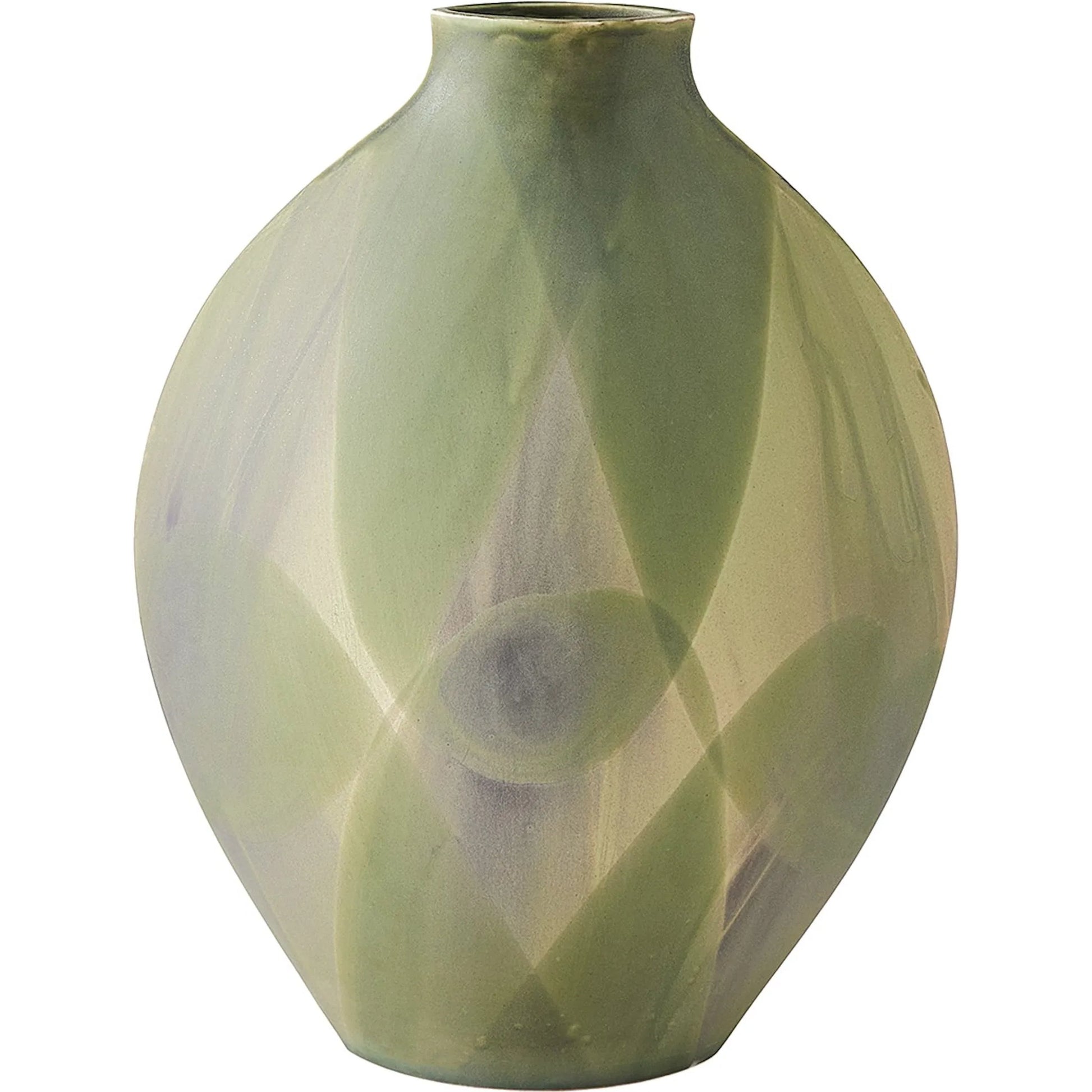 Helios Green Vase by Global Views in green. Made from unique in a unique style.