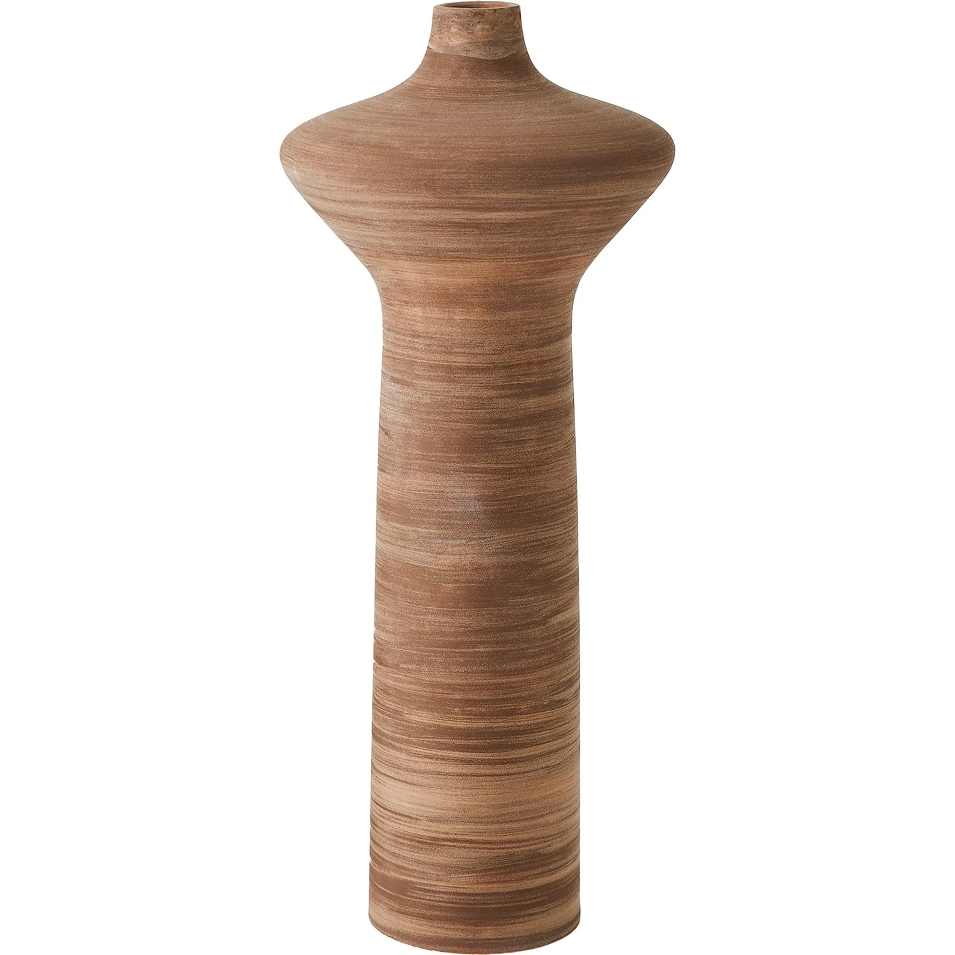 Expo Vase by Global Views in brown. Made from unique in a rustic style.