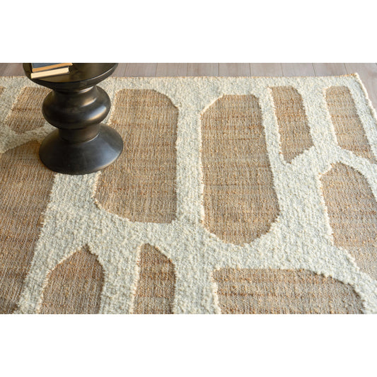 Pompano 7578 Rug by Exquisite Rugs in ivory, beige. Made from wool, jute in a unique style.