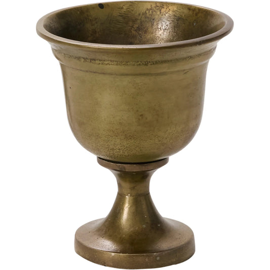 Hullen Urn by Accent Decor in bronze. Made from metal in a unique style.