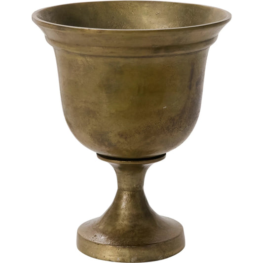 Hullen Urn by Accent Decor in bronze. Made from metal in a unique style.