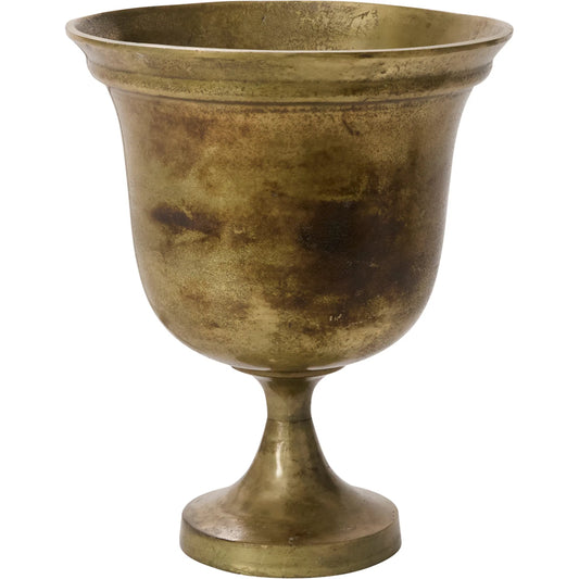 Hullen Urn by Accent Decor in bronze. Made from metal in a unique style.