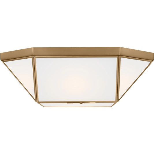 Morrison Two Light Ceiling Flush Mount by Visual Comfort & Co.. Made from steel in a traditional style.
