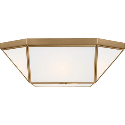Morrison Two Light Ceiling Flush Mount by Visual Comfort & Co.. Made from steel in a unique style.