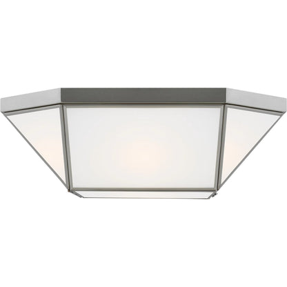 Morrison Two Light Ceiling Flush Mount by Visual Comfort & Co.. Made from steel in a unique style.