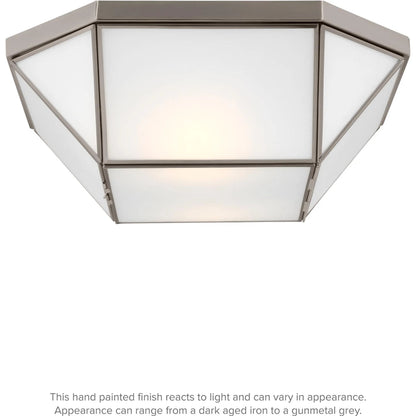 Morrison Two Light Ceiling Flush Mount by Visual Comfort & Co.. Made from steel in a unique style.