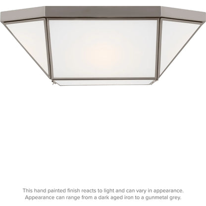 Morrison Two Light Ceiling Flush Mount by Visual Comfort & Co.. Made from steel in a unique style.