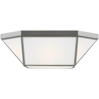 Morrison Two Light Ceiling Flush Mount by Visual Comfort & Co.. Made from steel in a unique style.