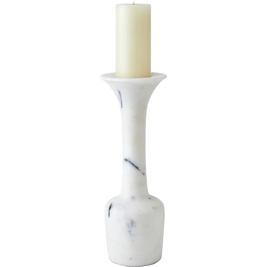 Calyx Candle Holder by Global Views in marble. Made from unique in a modern style.