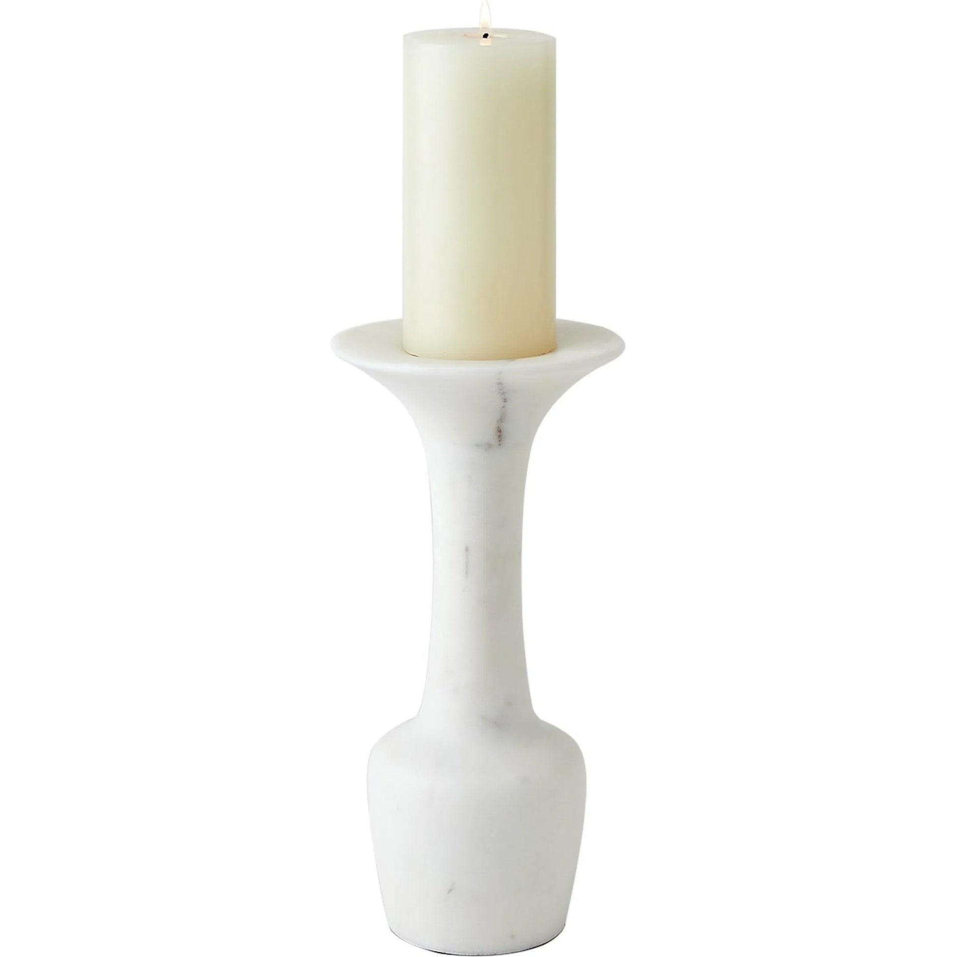 Calyx Candle Holder by Global Views in marble. Made from unique in a modern style.