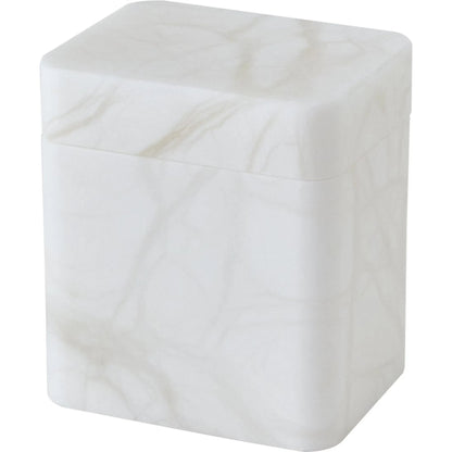 Raggio Alabaster Box by Global Views in white. Made from alabaster in a unique style.