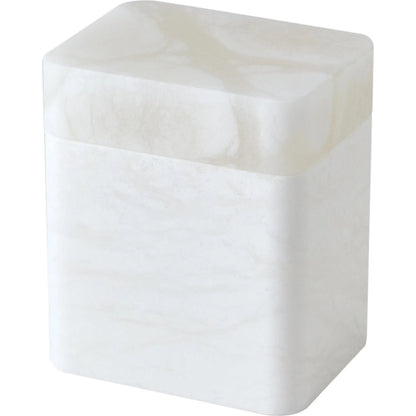 Raggio Alabaster Box by Global Views in white. Made from alabaster in a unique style.