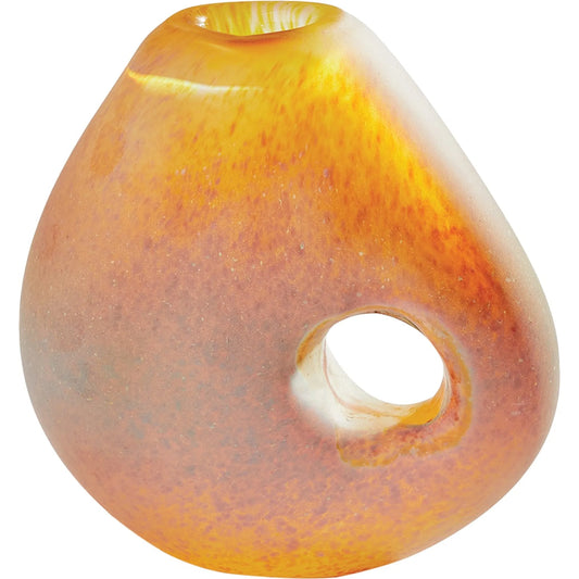 Freeform Vase by Global Views in red. Made from unique in a eclectic & global style.