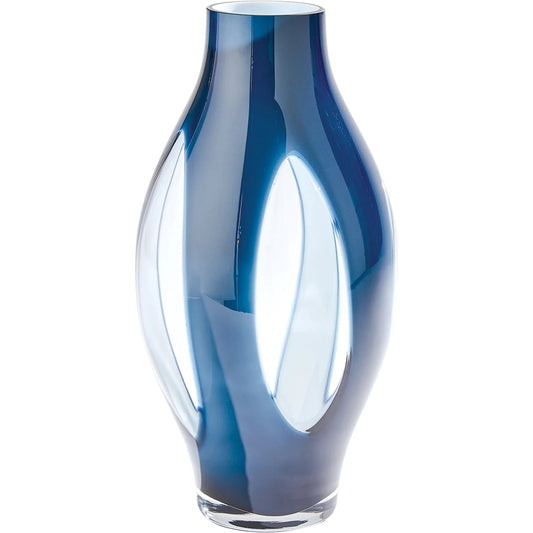 Fly Through Vase by Global Views. Made from art glass in a eclectic & global style.