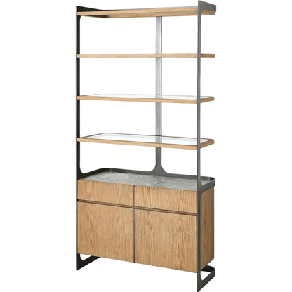 Element Etagere by Global Views in grey and marble. Made from unique in a modern style.
