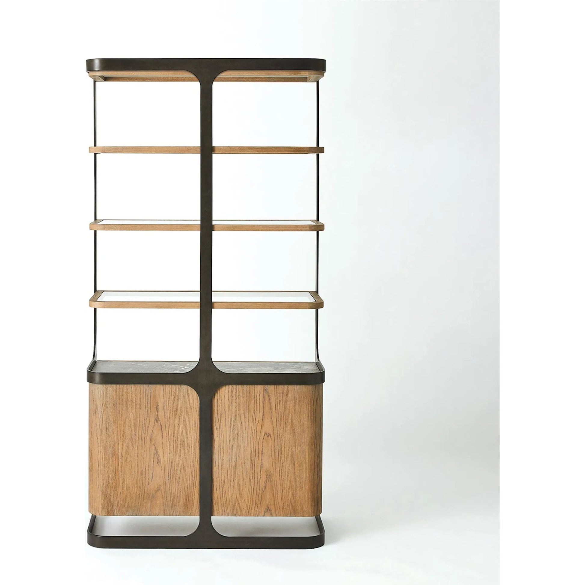 Element Etagere by Global Views in grey and marble. Made from unique in a modern style.