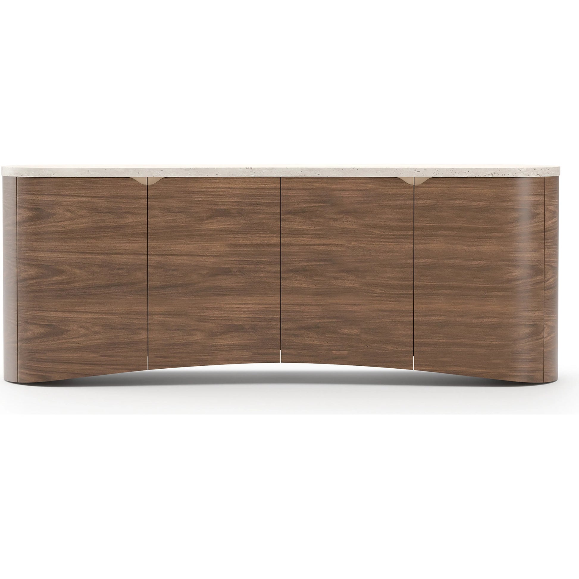 Fleur Sideboard by Caracole in gold and porcini. Made from unique in a transitional style.