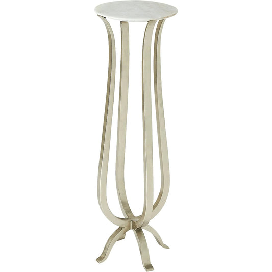Chorda Pedestal by Global Views. Made from iron, marble in a modern style.