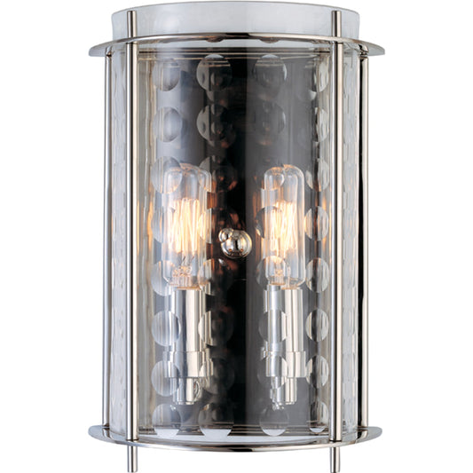 Esopus Wall Sconce by Hudson Valley in polished nickel. Made from steel in a modern style.