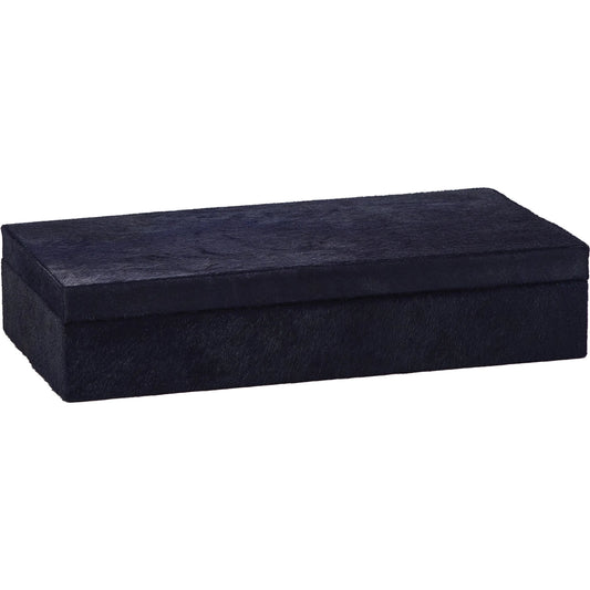 Blue Hair-on-Hide Boxes by Global Views in blue. Made from unique in a modern style.