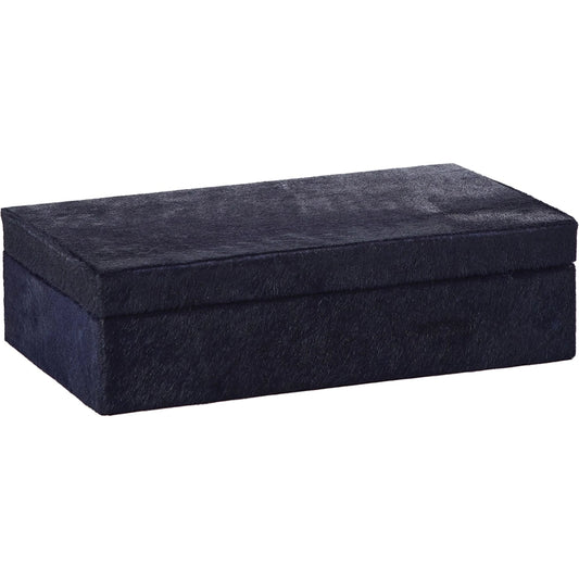 Blue Hair-on-Hide Boxes by Global Views in blue. Made from unique in a modern style.
