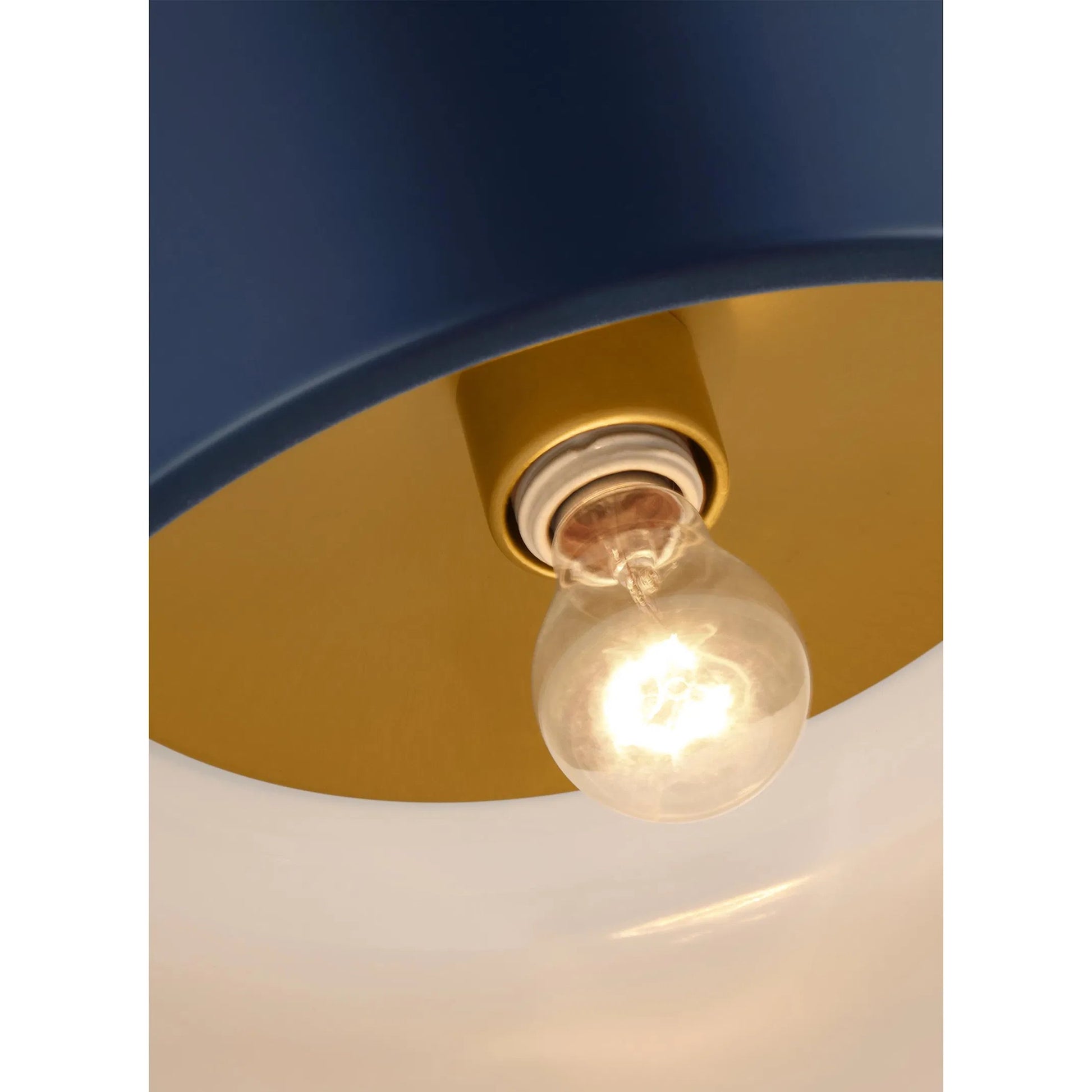 Malone Medium Ceiling Flush Mount by Visual Comfort & Co.. Made from steel in a unique style.