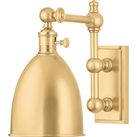 Roslyn Wall Sconce by Hudson Valley. Made from steel in a transitional style.