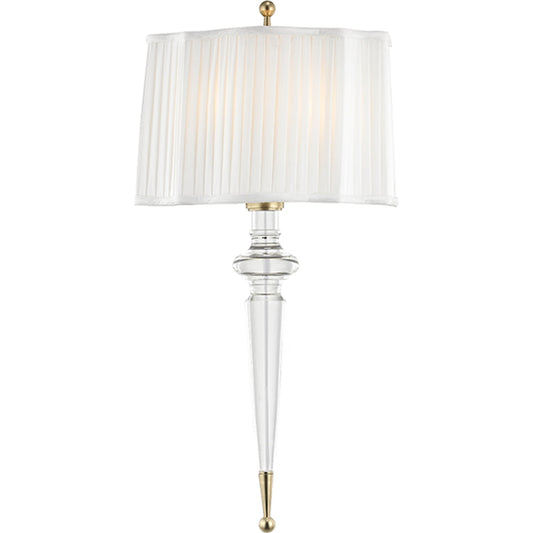 Tipton Narrow Wall Sconce by Hudson Valley. Made from steel in a transitional style.