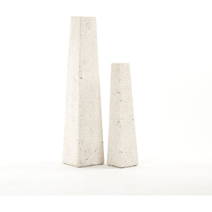 Ceramic Accent Decor by Zentique in distressed ivory and ceramic. Made from ceramic in a eclectic & global style.