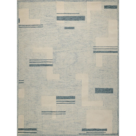 Nicada 7616 Rug by Exquisite Rugs in blue, ivory. Made from new zealand wool in a unique style.