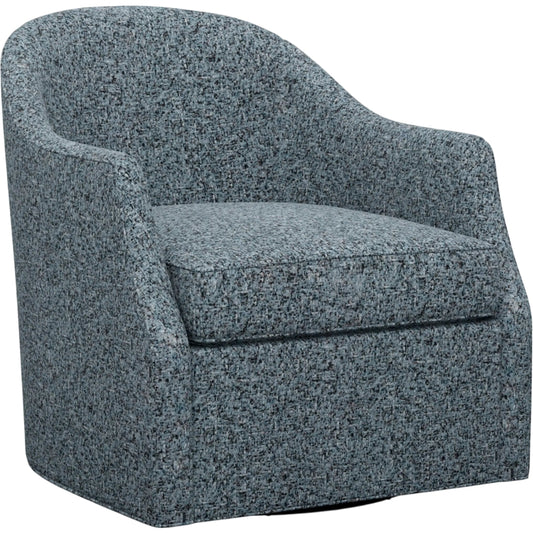 Escala Swivel Chair by Lexington in blue. Made from oak, fabric in a unique style.