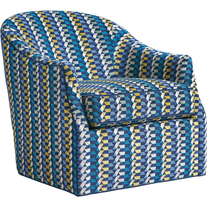 Escala Swivel Chair by Lexington in blue. Made from unique in a modern style.