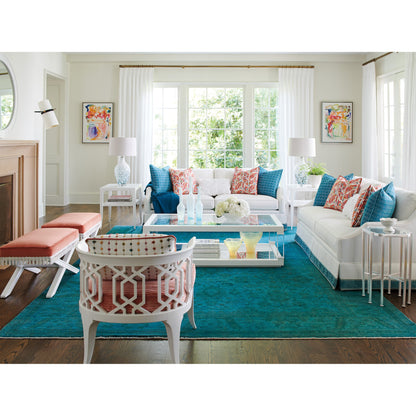 Carrington End Table by Lexington in white. Made from unique in a transitional style.