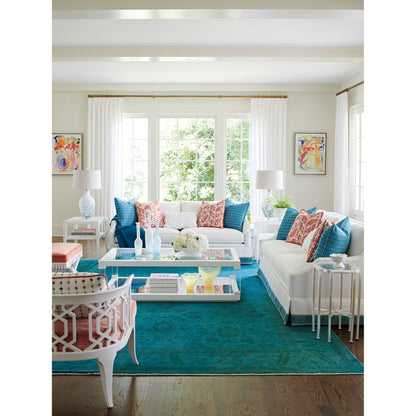 Carrington End Table by Lexington in white. Made from unique in a transitional style.