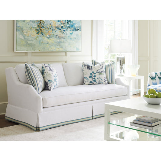 Hudson Sofa by Lexington in white. Made from unique in a coastal style.